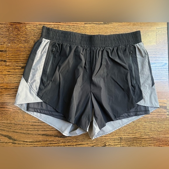 Jack Smith womens active shorts Sz. 2 XL black grey - Picture 1 of 4